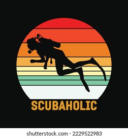 Scuba Diving Gift I Am A Scubaholic