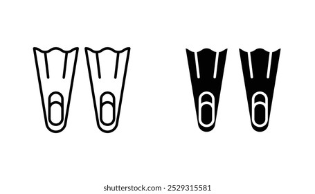 Scuba diving icon concept. Stock vector