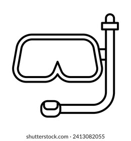 Scuba Diving Icon Design For Personal And Commercial Use.