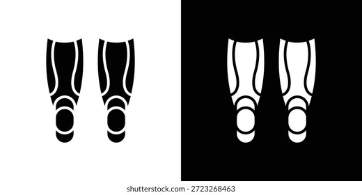 Colección de diseños de doodle gráfico de icono de buceo