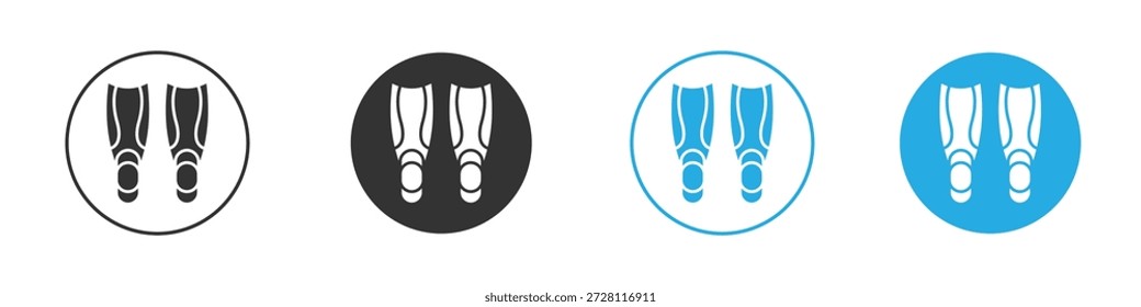 Ikone für das Tauchen. einfache Illustration Grafik doodle schwarz Design