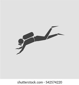 Scuba Diving Icon Stock Vector (Royalty Free) 635565257