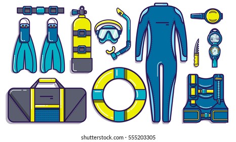 Scuba Diving Icons