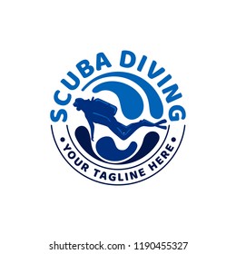 Scuba diving logo