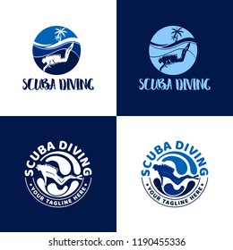 Scuba diving logo