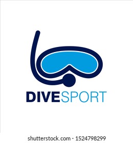 Scuba Diving Logo Design Vector Template