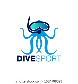 Scuba Diving Logo Design Vector Template Stock Vector (Royalty Free ...