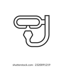 Scuba Diving Mask Icon - Snorkeling Mask Icon