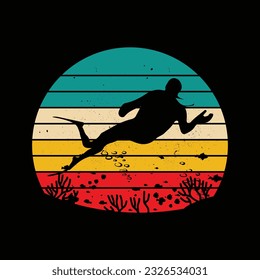 Scuba Diving T Shirt Design