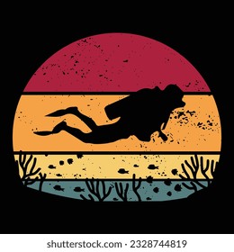 Scuba Diving T Shirt Design