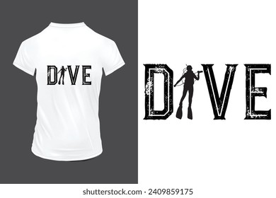 Scuba diving t shirt design 2024 - Man diver Scuba Diving T Shirt - dive t shirt