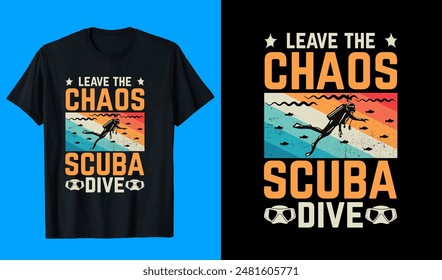 Scuba Diving T shirt  Design