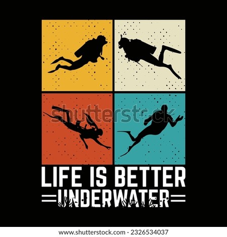 Scuba Diving T Shirt Design