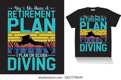 scuba diving t shirt design.best t shirt design