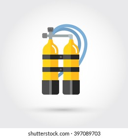 scuba diving tank icon