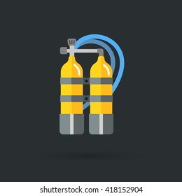 scuba diving tank icon