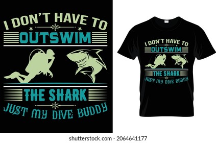 Scuba Diving T-shirt Design and Template 