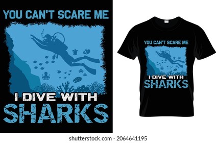 Scuba Diving T-shirt Design and Template 