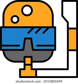 Scuba diving Vector Icon Design Symbol