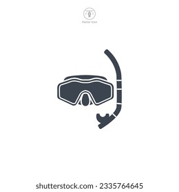 Scuba Gear icon symbol vector illustration isolated on white background