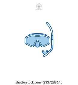 Scuba Gear icon symbol vector illustration isolated on white background