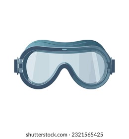 diseño de gafas scuba sobre blanco