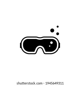 Scuba goggles icon vector illustration