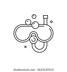 Scuba Icon vector stock illustration