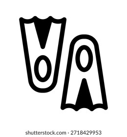 Ilustración de diseño de símbolo de Vector de icono de buceo