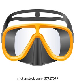 scuba mask - vector illustration