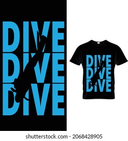 Scuba T-shirt Design Always Be Nice To A Diver Led Dive And Live Ocean To The I Belong Diving Scuba I'd Rather Be.