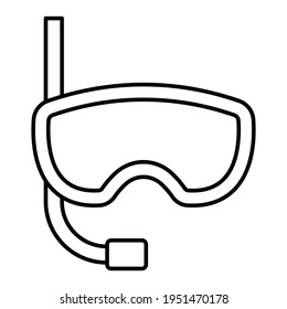 Icono del vector Scuba que puede modificar o editar fácilmente
