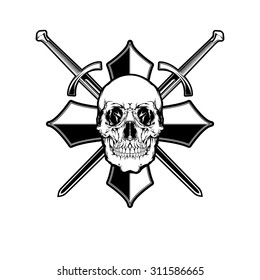 Scull, Cross and Sword