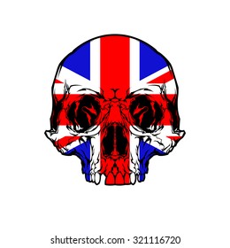 Scull and Flag Great Britain