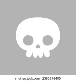 Scull icon vector. Day of the Dead illustration sign. Holiday symbol or logo.