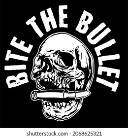Scull print vector graphic art