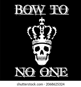 Scull print vector graphic art