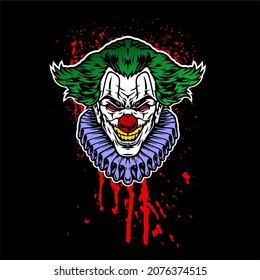 Scull print vector graphic art