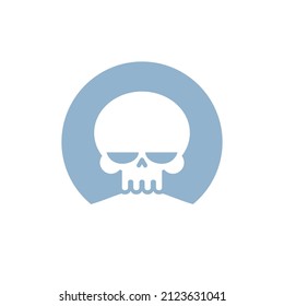 Icono de perfil de usuario silencioso. Símbolo de foro de avatar. Marcador de posición para redes sociales, foros. Internet de señas faciales en línea