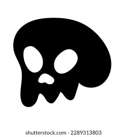 Scull vector icon set. Skeleton illustration symbol collection. halloween sign or logo