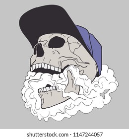 Scull vector illustration