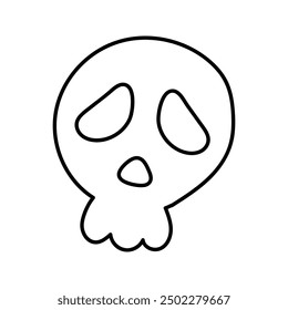 Scull. Vector illustration in doodle style