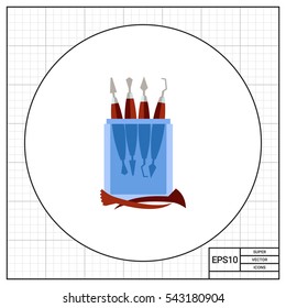 Sculpting Tools Vector Icon