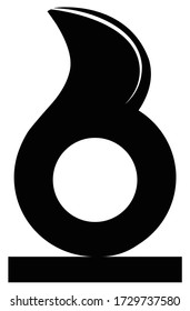 Sculpture icon that could be displayed in a museum or art gallery