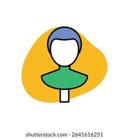 Sculpture Icon vector stock illustration