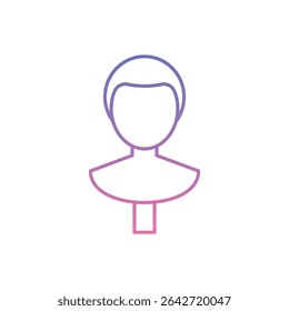 Sculpture Icon vector stock illustration