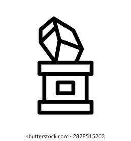 Sculpture Icon Vector Symbol Design Illustration