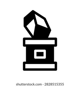 Sculpture Icon Vector Symbol Design Illustration