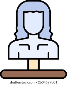 Sculpture Line vector Icon Design