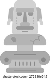 Skulptur Linie Vektor Symbol Design